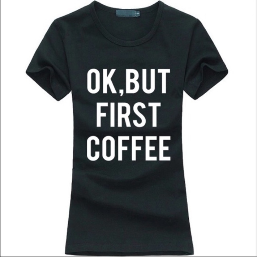Black tee shirt